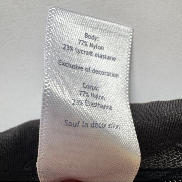 Ivivva Rhythmic Tights Pique Black Reflective Leggings Pants Full Length 10 - Picture 6 of 16